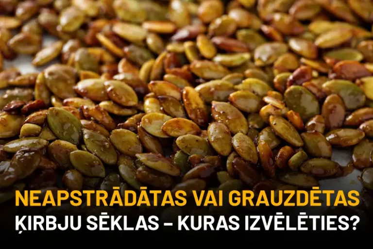 Grauzdētas ķirbju sēklas